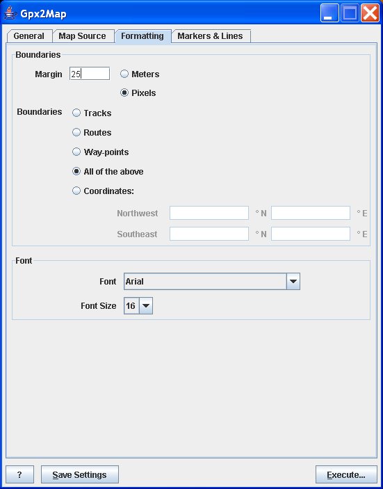 Formatting Tab